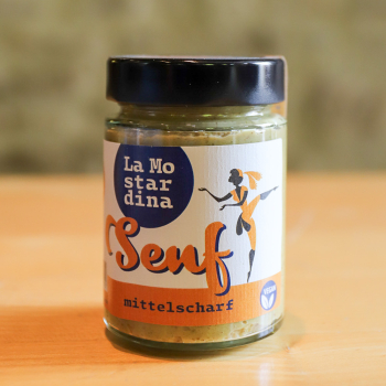 Mittelscharfer Senf mit Oregano & Bärlauch